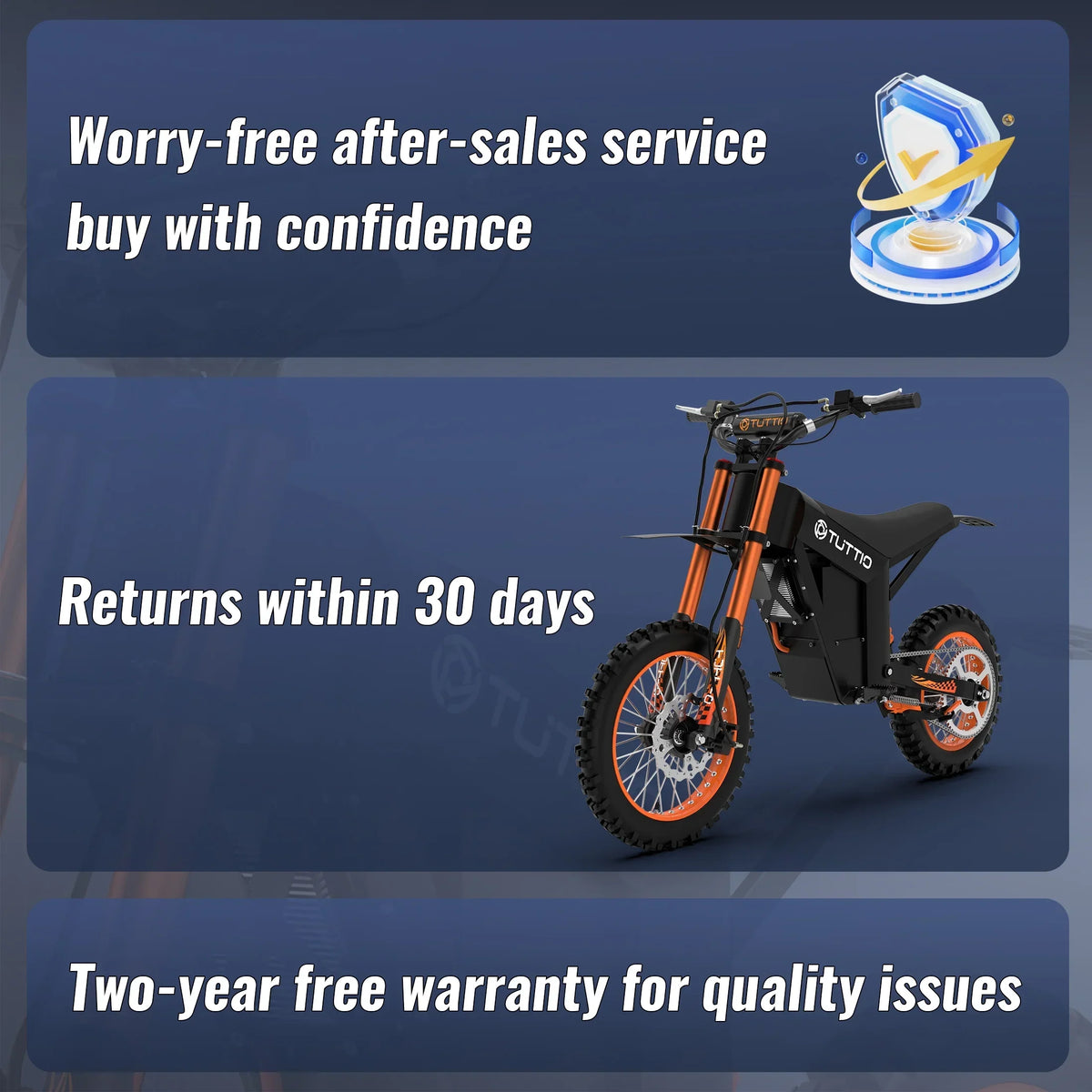 2026 NewTUTTIO Soleil01 Electric Dirt Bike For Adults,48V 21Ah 200N.m,2000W Motor,Max 37Mph,Maximum Range 45 Miles,Dirt Bikes