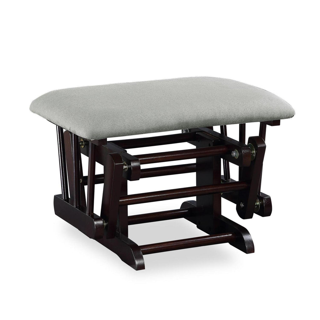 2026 NewBaby Relax Huntington Glider Rocker. Gray and Espresso