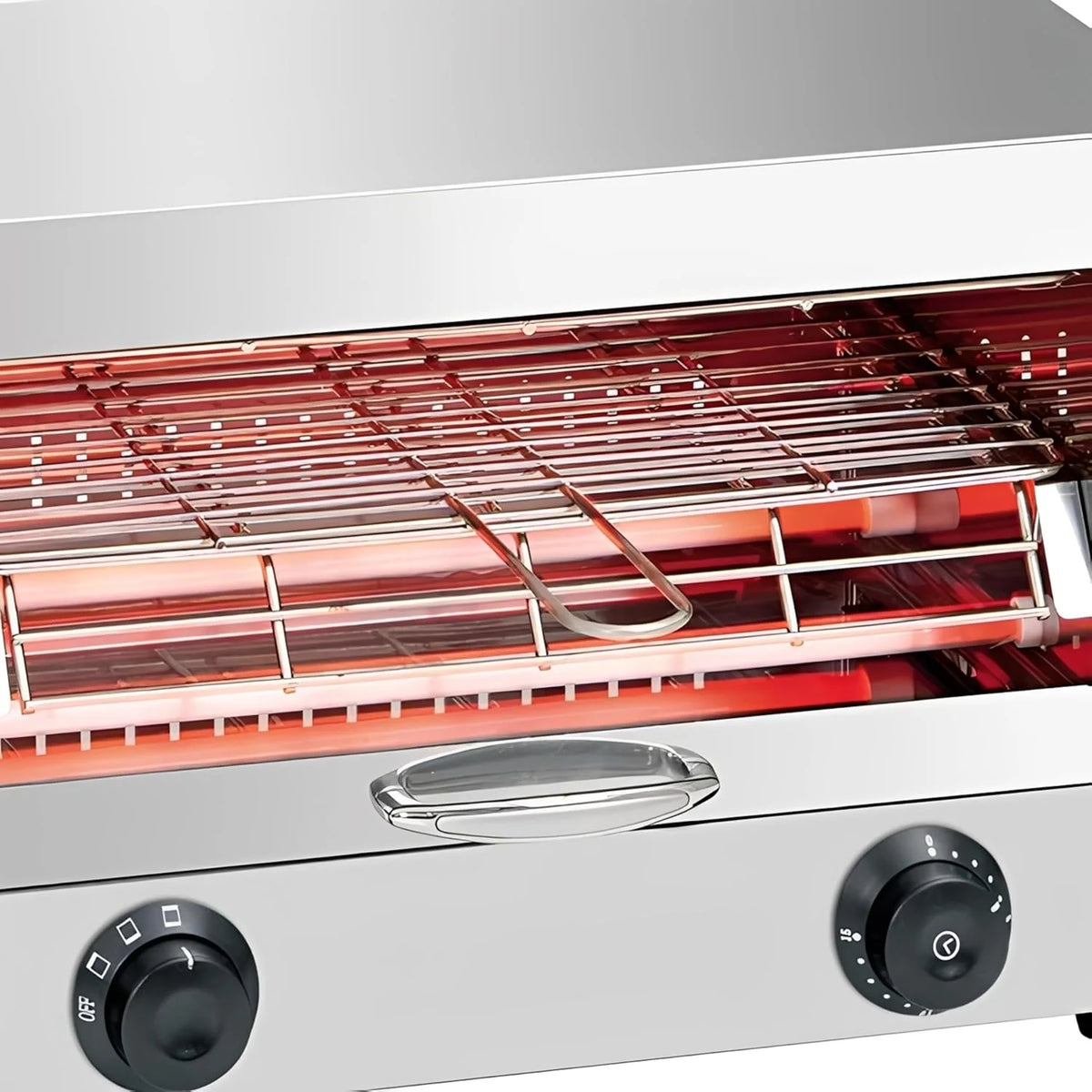 2026 MBH - Tostadora industrial eléctrica 1 piso INOX para HOSTELERÍA. Horno tostador de pan profesional para bar y restaurante.