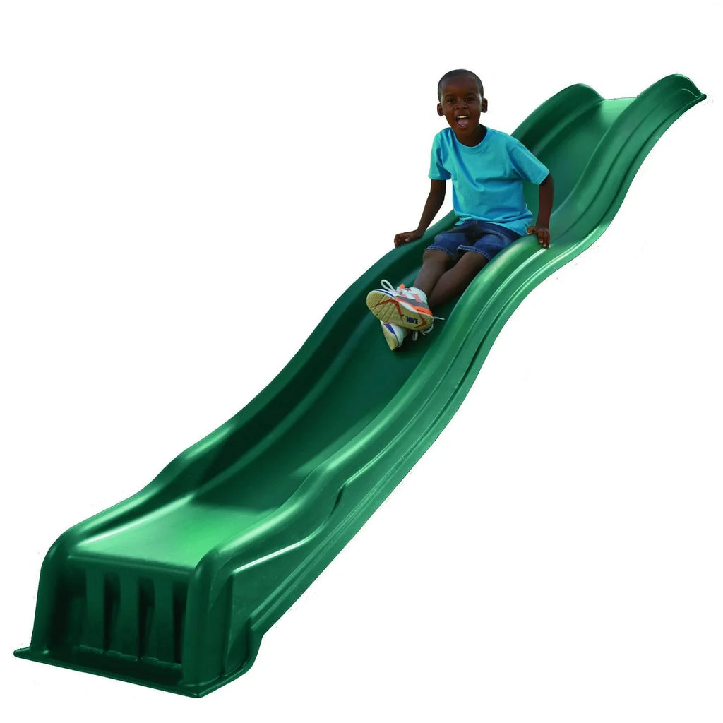 2026 NewSwing-N-Slide 4 Foot Cool Wave Slide with Lifetime Warranty. Green