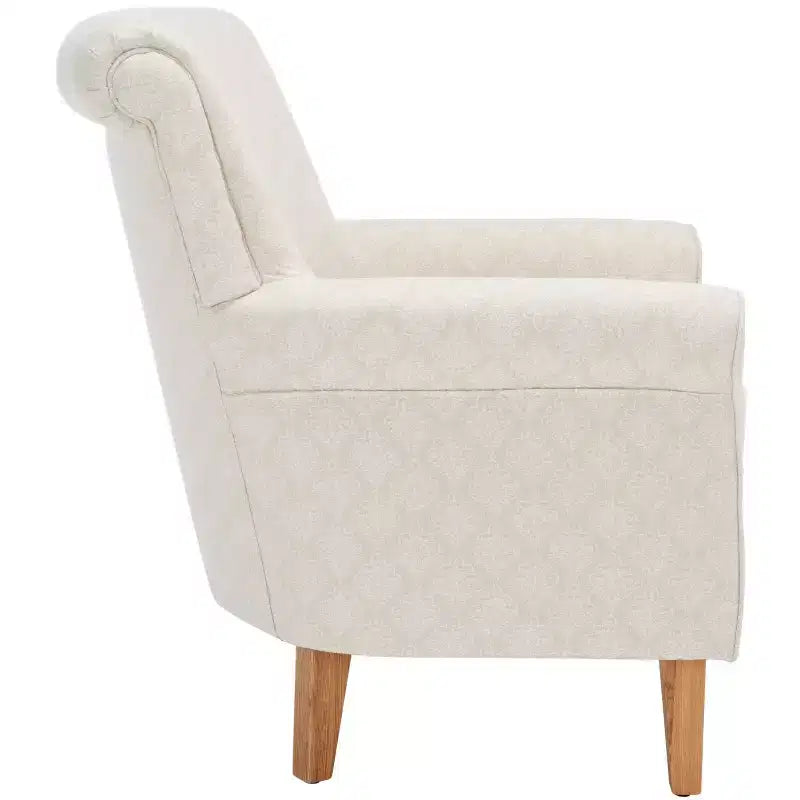 2026 Sillón decorativo tapizado de 1 plaza, beige/verde/azul/rojo