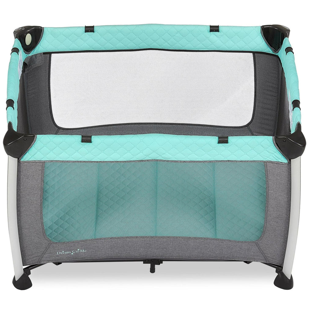 2026 NewDream On Me Princeton Deluxe Nap N Pack 3-in-1 Convertible Playard. Changer and Bassinet in Mint