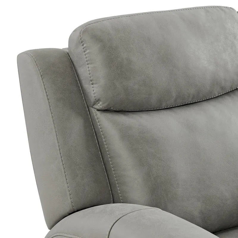 2026 Conjunto reclinable de 2 piezas estilo transicional, gris