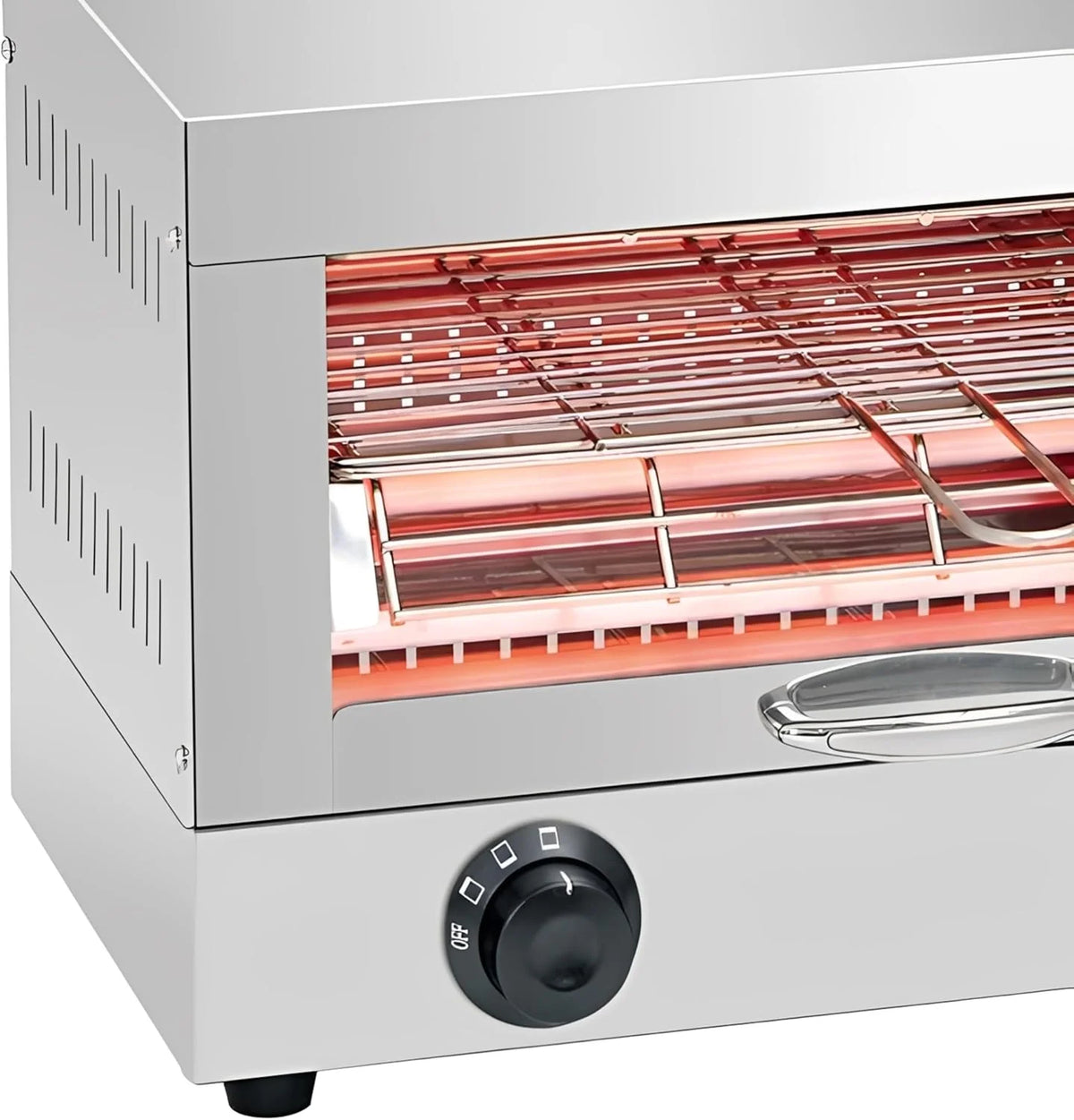 2026 MBH - Tostadora industrial eléctrica 1 piso INOX para HOSTELERÍA. Horno tostador de pan profesional para bar y restaurante.