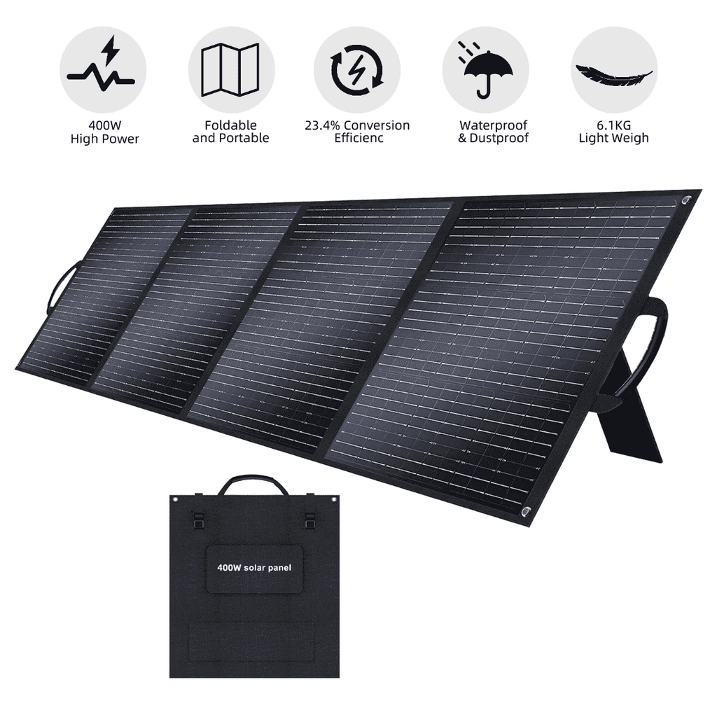 2026 NewSolarplay 2400W(4800W Peak) Solar Generator, with 400W Solar Panel,2160Wh Portable LiFePO4 Battery Power Station for Camping Home Backup RV