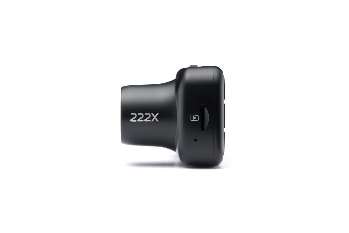 2026 NewNextbase 222X Compact Dual Dash Cam Front & Rear 2.5" HD IPS Screen, 1080p Full HD, 6 Layer Lens, Black, 0.17 lbs assembled.