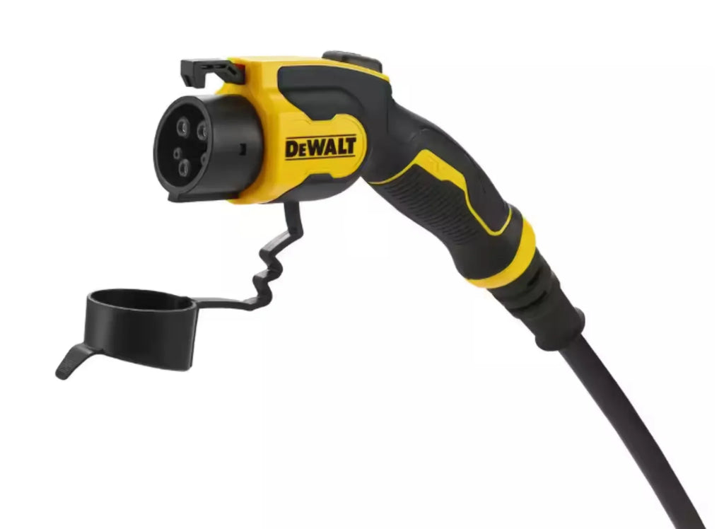 2026 NewDEWALT Level-2 Portable Electric Vehicle EV Charger up to 16 Amps, 120-240-Volt AC 3.8 KW, 25 Ft. Cable, Weatherproof