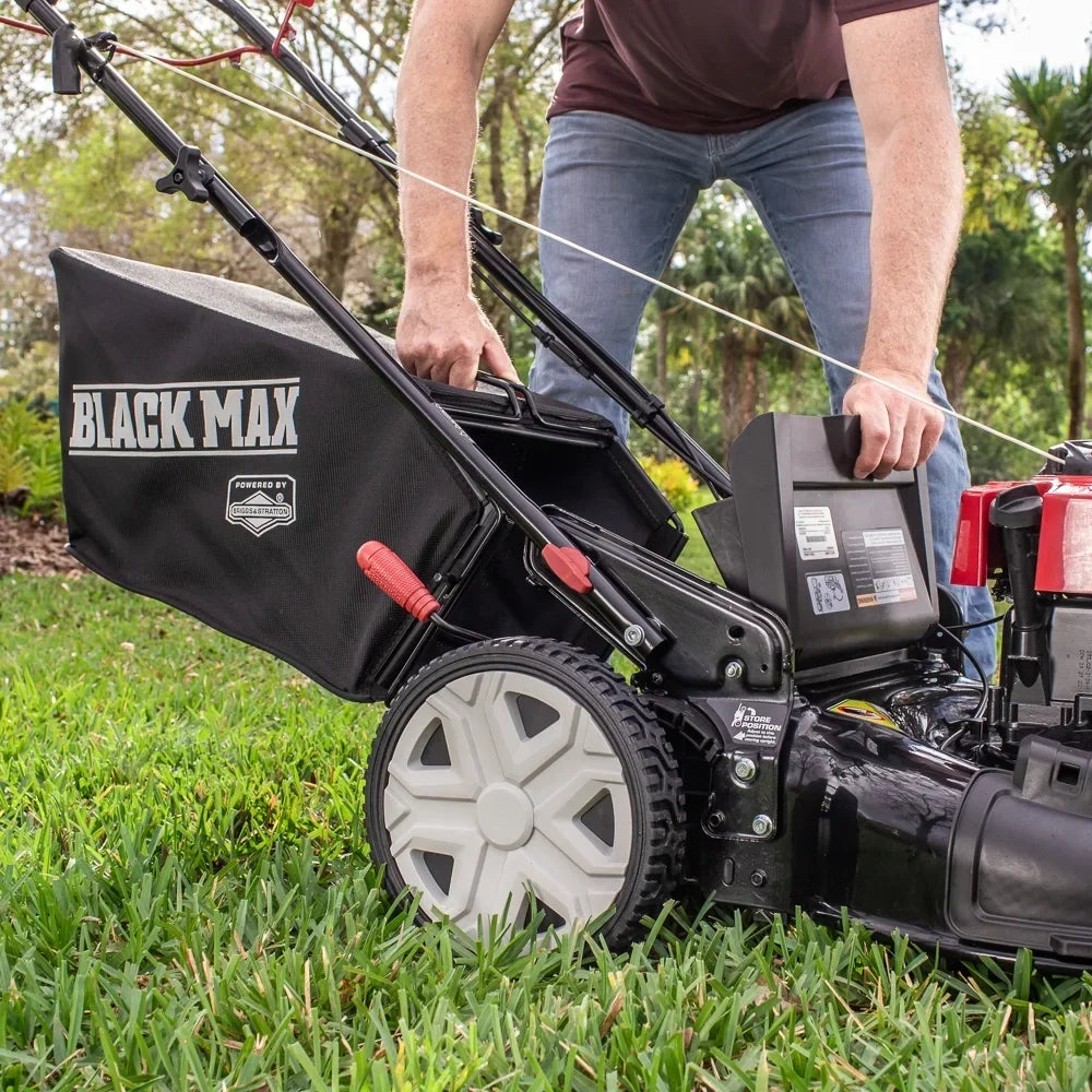 2026 NewBlack Max 21" Self-Propelled Walk-Behind Mower with 150cc 625 Series Briggs and Stratton Engine