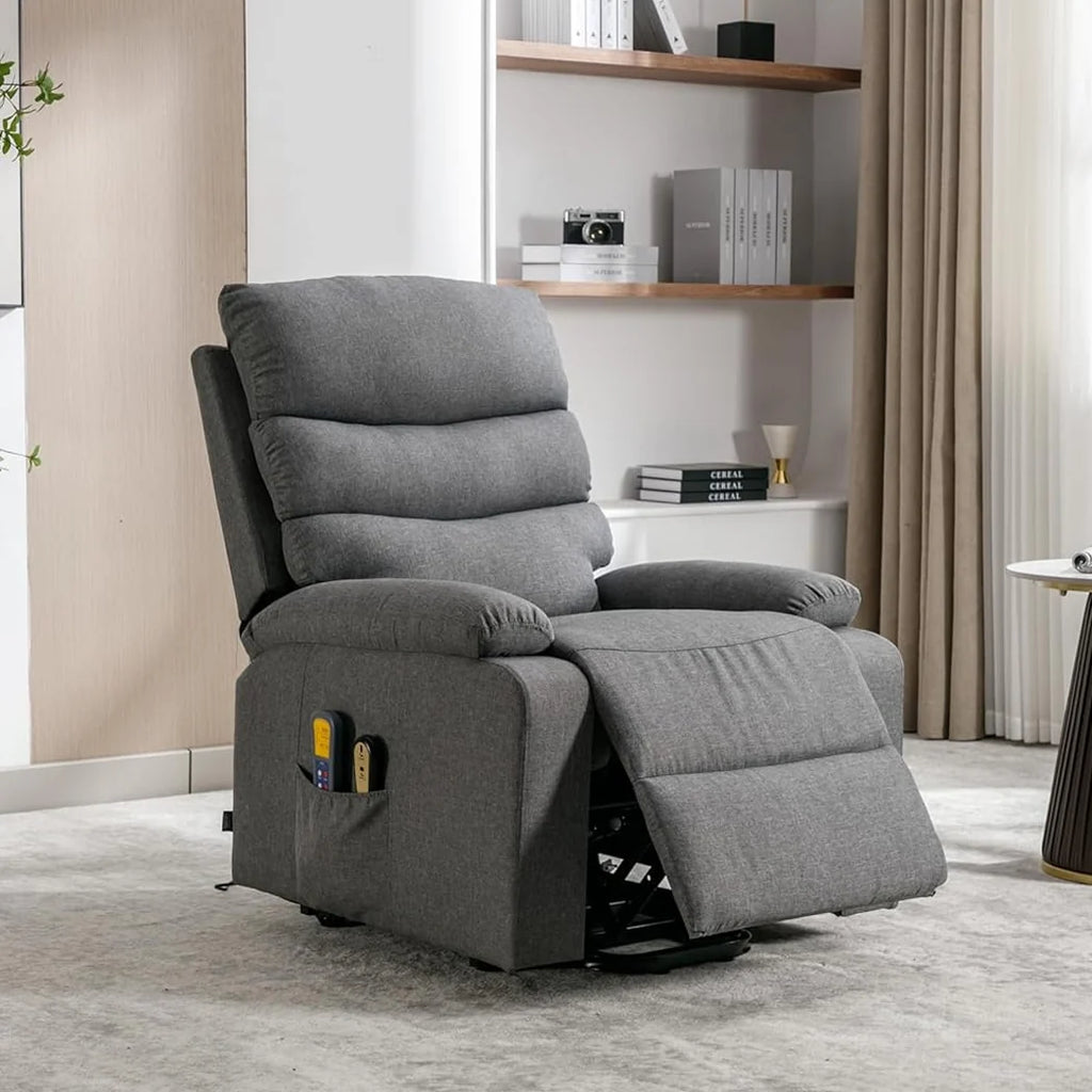 2026 Sillón Eléctrico Levanta Personas Reclinable con MASAJE