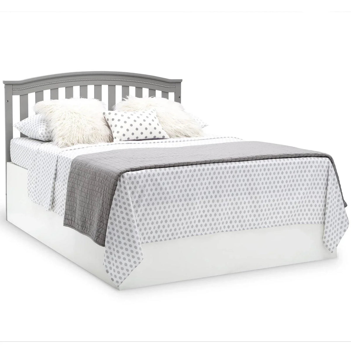 2026 NewDelta Children Waverly 6-in-1 Convertible Baby Crib. Grey