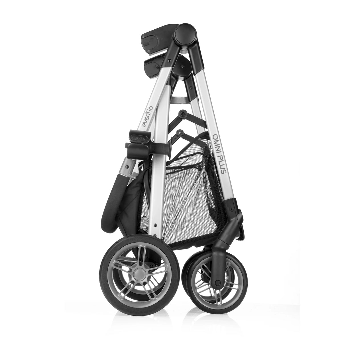 2026 NewEvenflo Omni Plus Modular Travel System with LiteMax Sport Infant Car Seat, Mylar Gray, Unisex