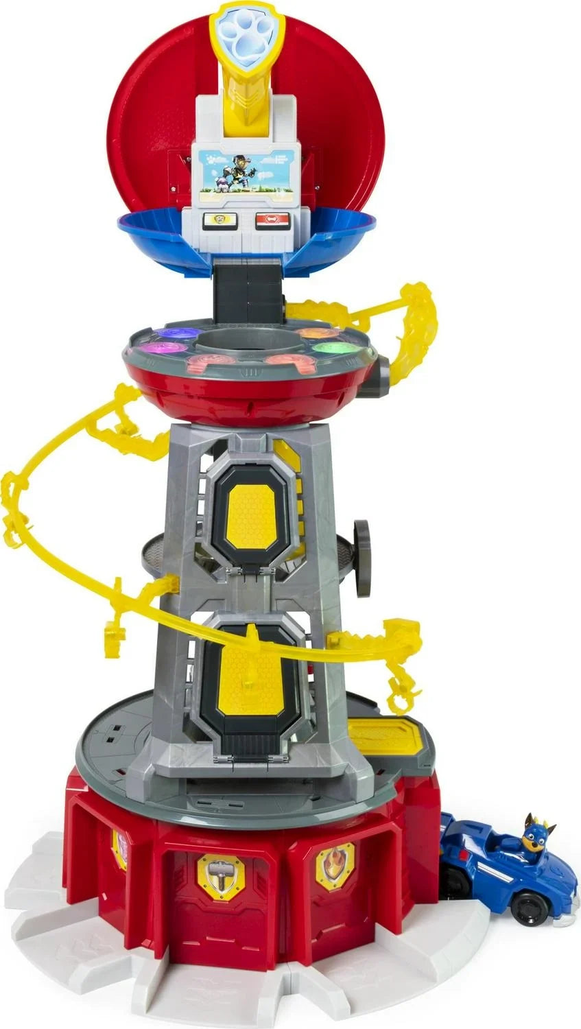 2026 NewPAW Patrol Mighty Pups Super PAWs Lookout Tower Playset with Lights and Sound