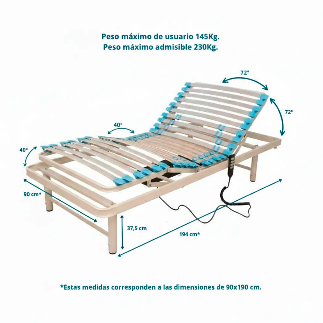 2026 Cama Geriátrica Articulada Nueva APOLO Configurable