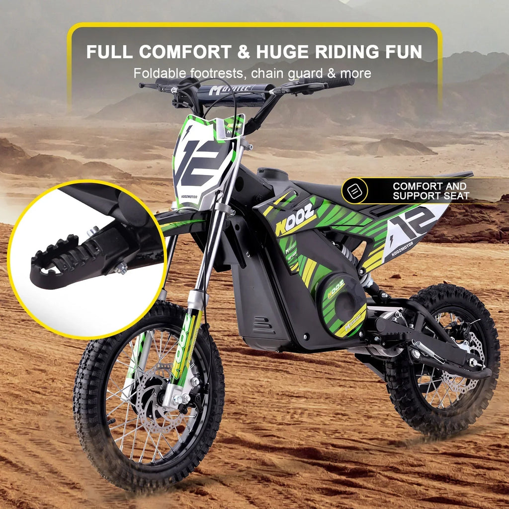 2026 NewMotoTec 36v 1000w (HP112E) Electric Dirt Bike Blue