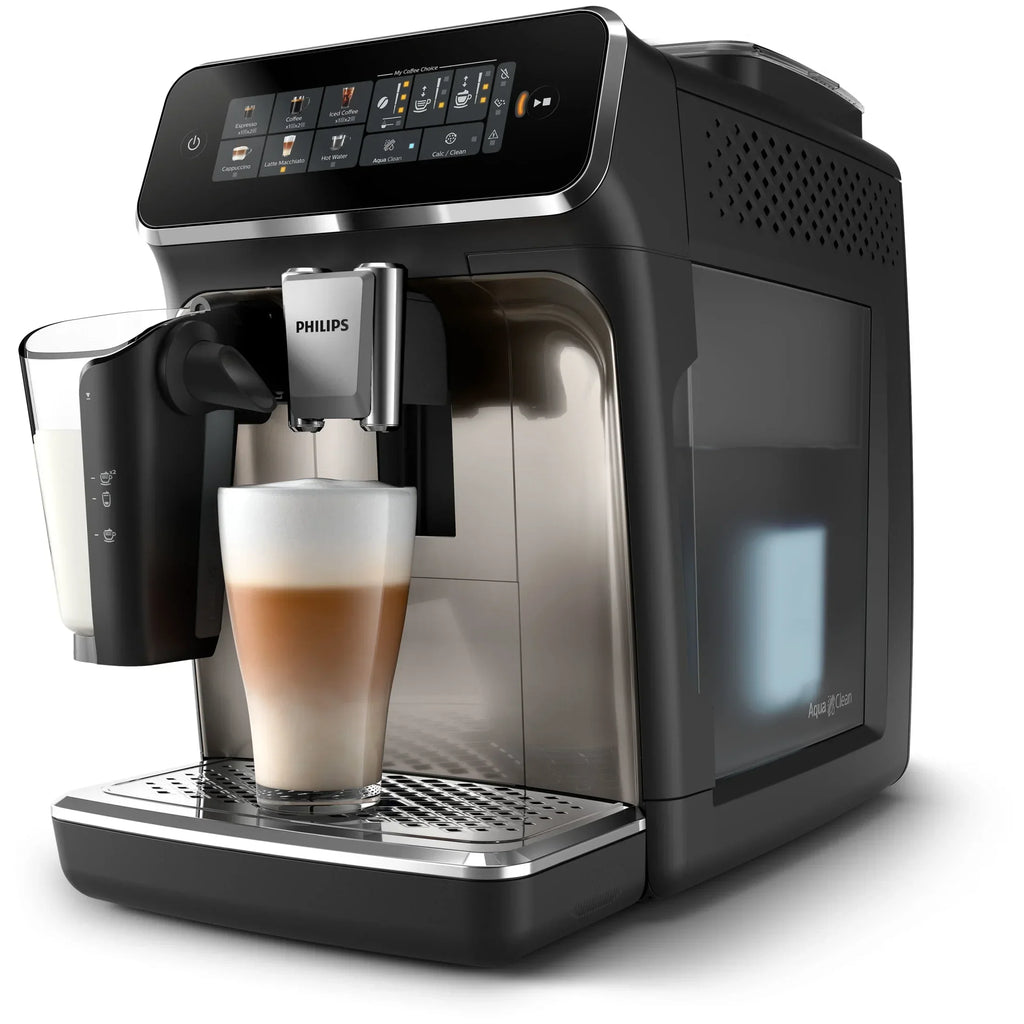 2026 NewPhilips 3300 Fully Automatic Espresso Machine with LatteGo Milk Frother, Black and Chrome