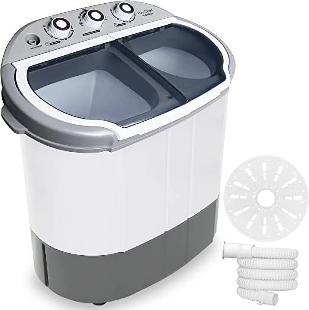 2026 NewPyle Pure Clean 110 Volt 2 in 1 Compact and Portable Washer and Dryer, Gray