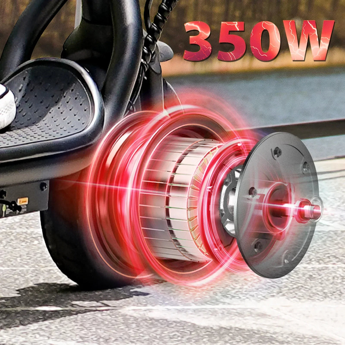 2026 NewiScooter Electric Scooter Adult, 350W Motor, 21 Miles Long Range, 19 mph & 8.5" Pneumatic tire Folding Commuter Electric Scooter for Adults & Teens, Superior Performance Smart App & Dual Braking