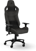 2026 Silla gaming Corsair T3 RUSH de tela (2023) – Diseño inspirado en las carreras – Exterior de tela suave – Almohada cervical acolchada y soporte lumbar de espuma viscoelástica – Carbón