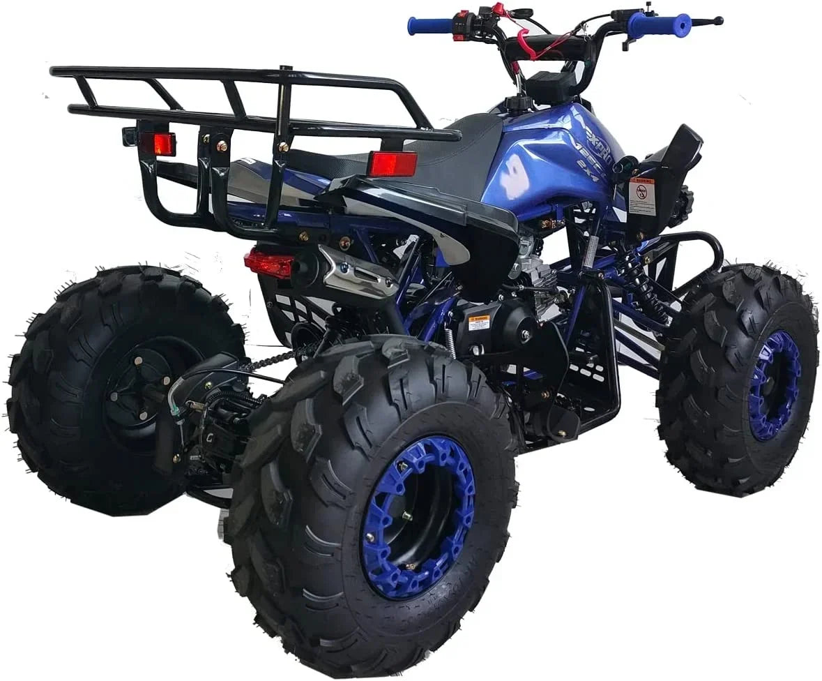 2026 NewX-Pro Brand New 125cc Gas ATV, Automatic Transmission w/Reverse Remote Control Big 19"/18" Tires