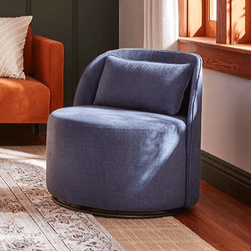 2026 NewBetter Homes & Gardens Juliet Modern Arch Swivel Accent Chair, Cream Boucle