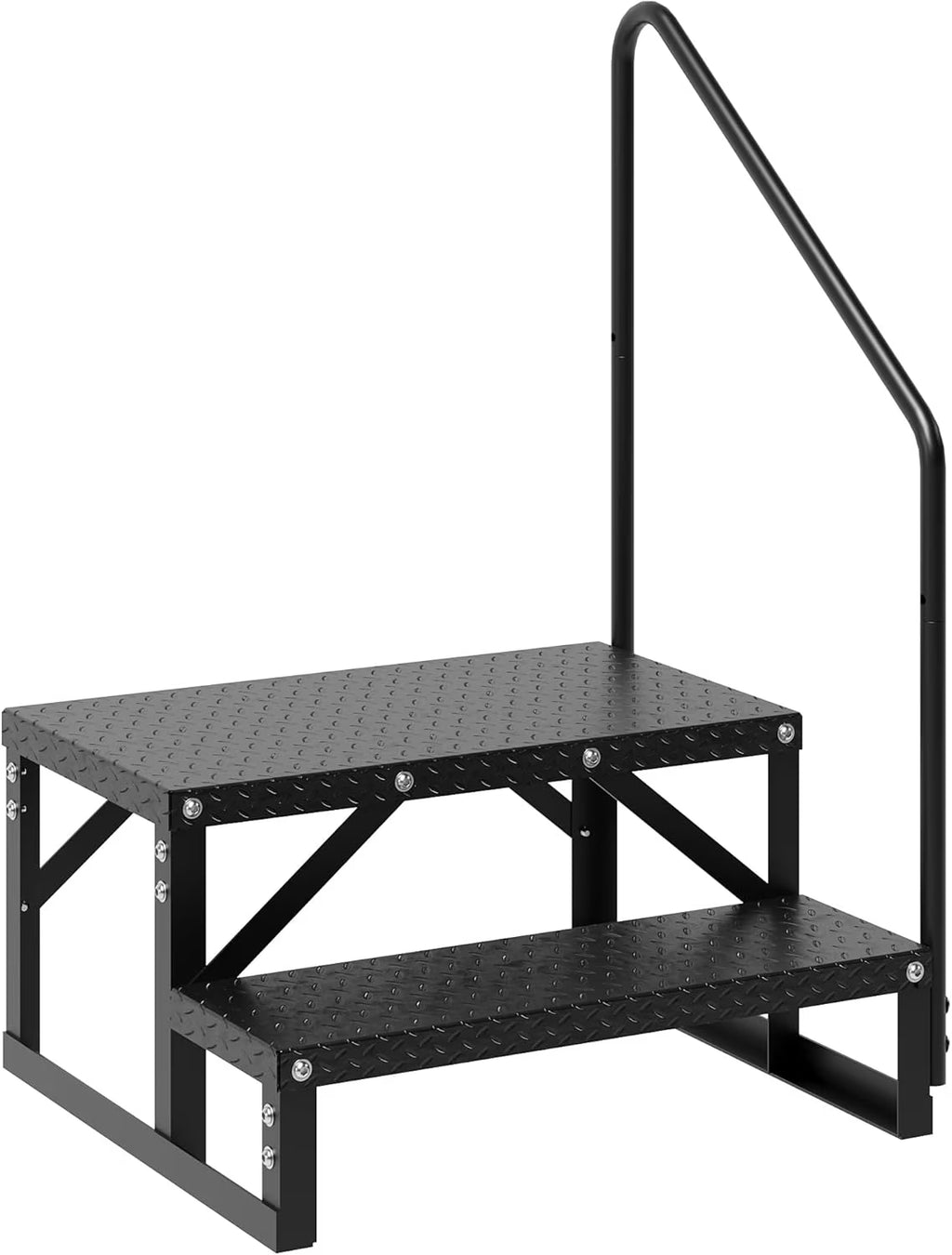 2026 NewGarvee 3 Steps Anti-Slip RV Steps, 26.7 in x 47.9 in, Alloy Steel