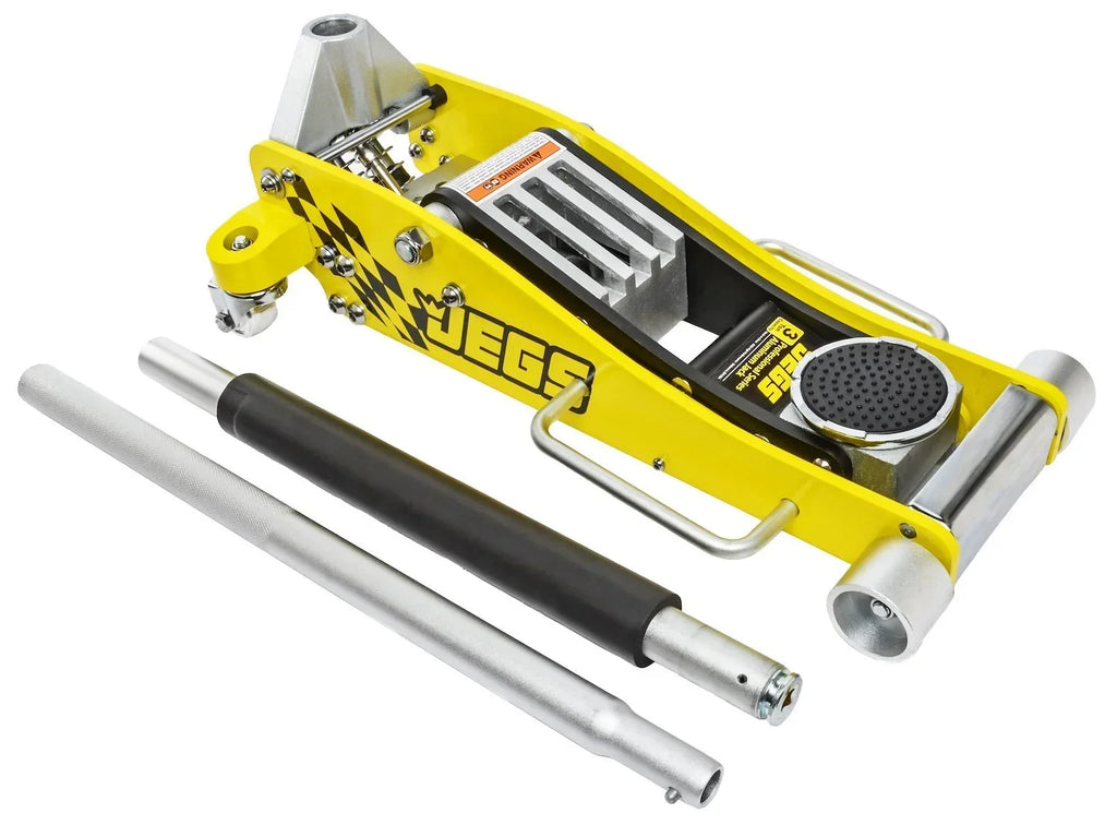2026 NewJEGS 80077 Professional Low-Profile Aluminum Floor Jack 3-Ton Low-Profile: 3 1/2