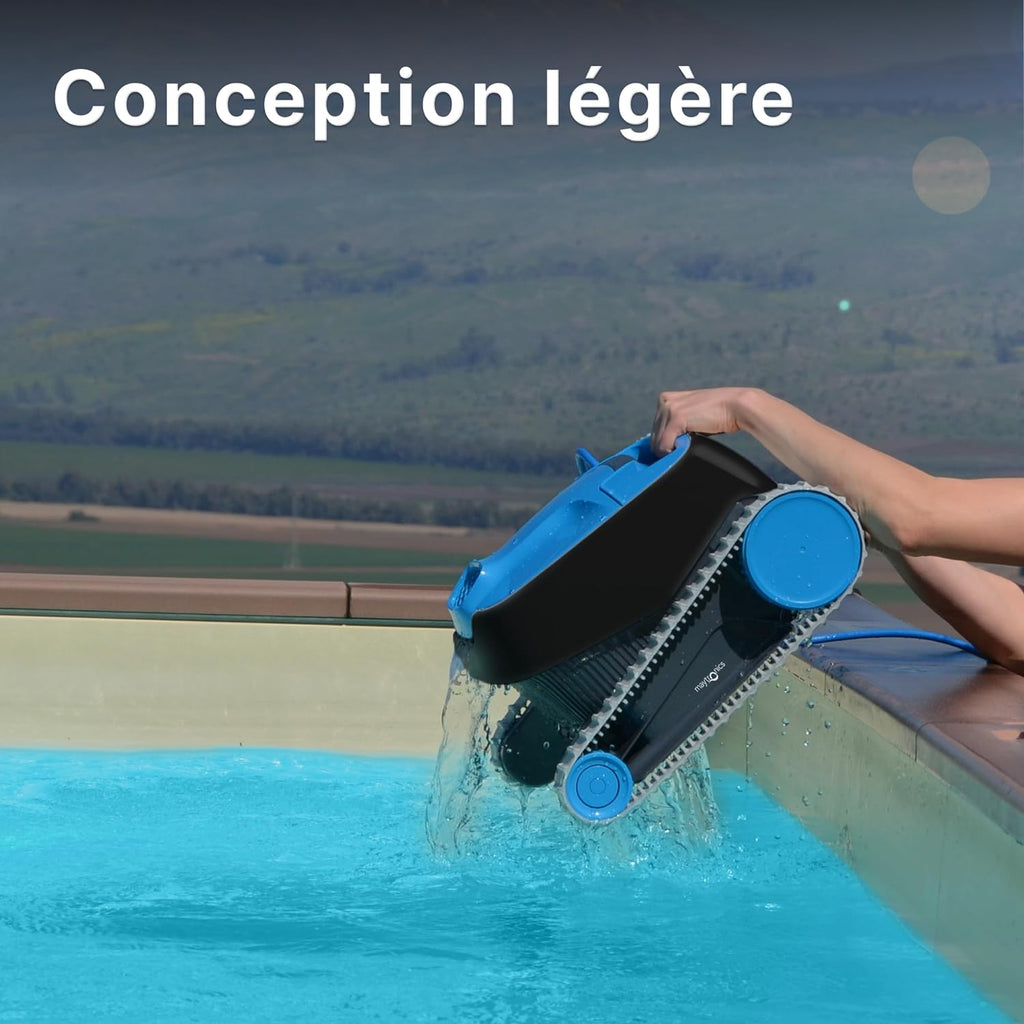2026 Robot limpiador eléctrico para piscinas Dolphin Nautilus CC - Limpieza de paredes, piscinas enterradas de hasta 10 m