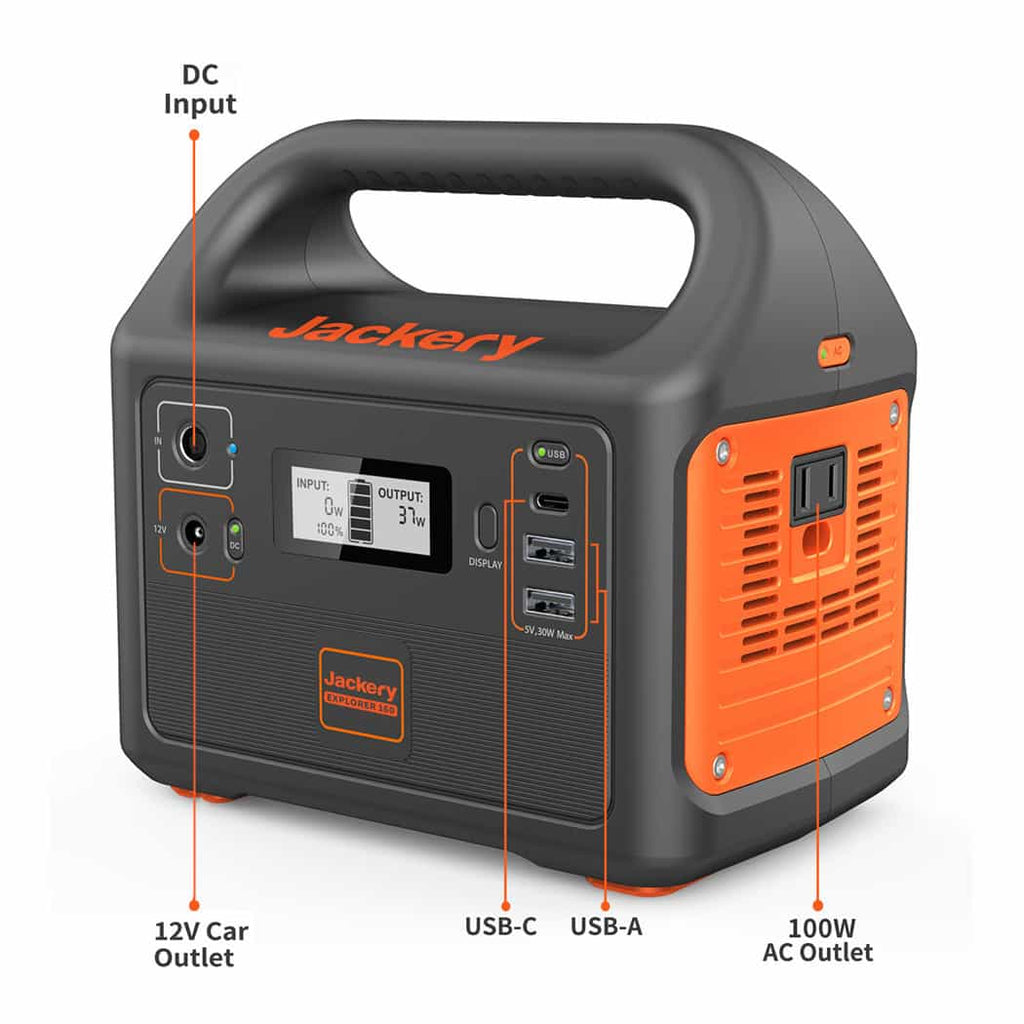 2026 Generador solar Jackery 160 (Jackery 160 SolarSaga 60W)