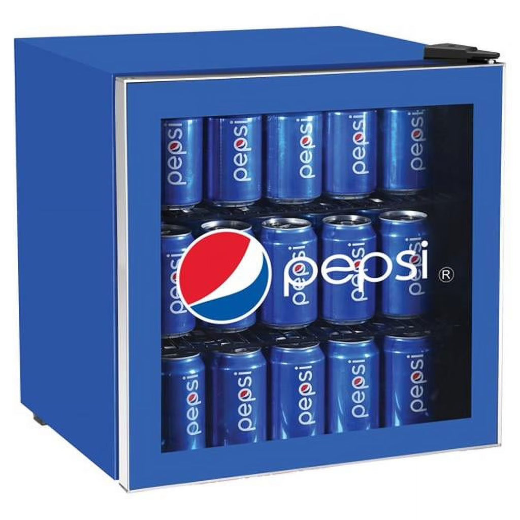 2026 NewPepsi MIS165PEP Compact Refrigerator, Blue 70 Can Capacity