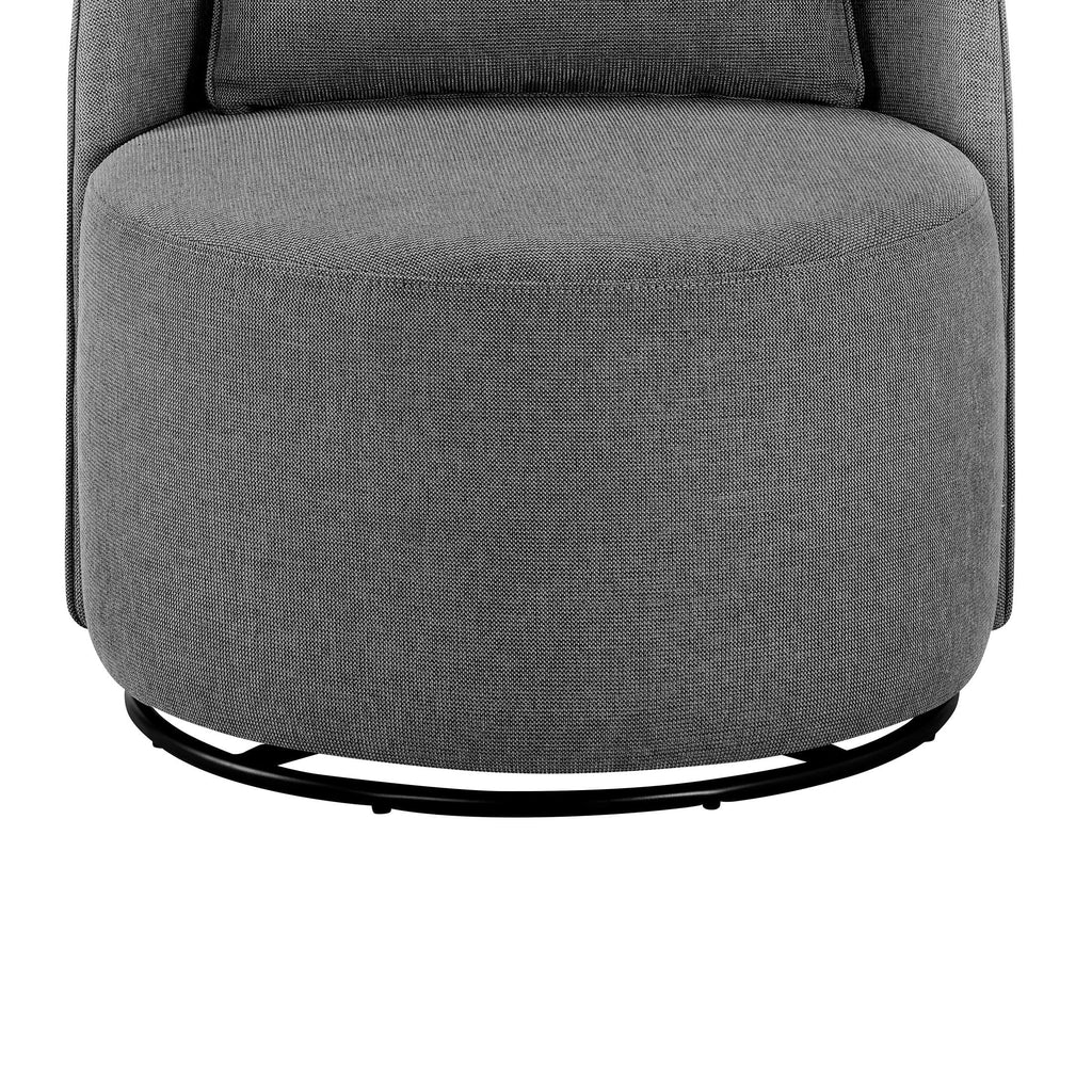2026 NewBetter Homes & Gardens Juliet Modern Arch Swivel Accent Chair, Cream Boucle