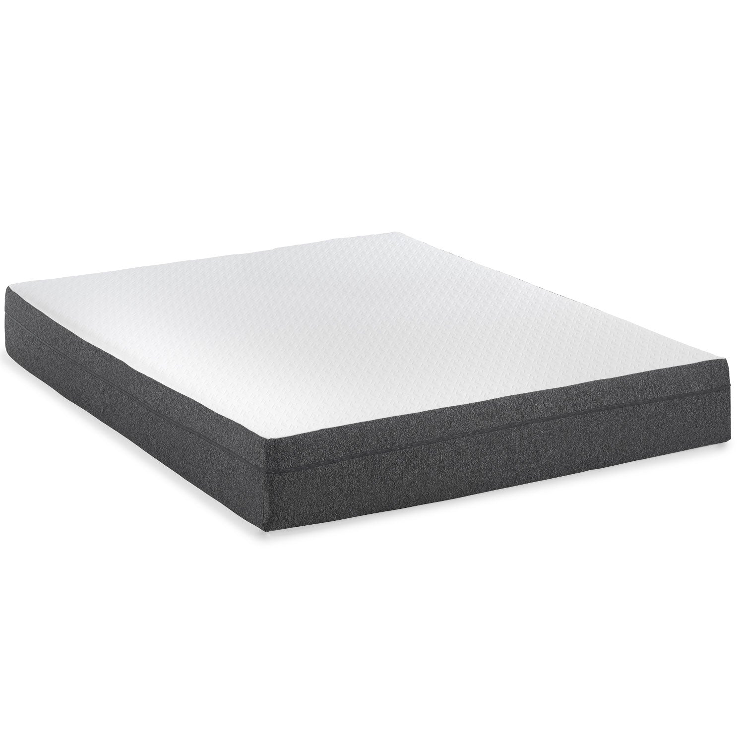 10 Inch Gel Infused Memory Foam Mattress With Edge Support Medium Firm