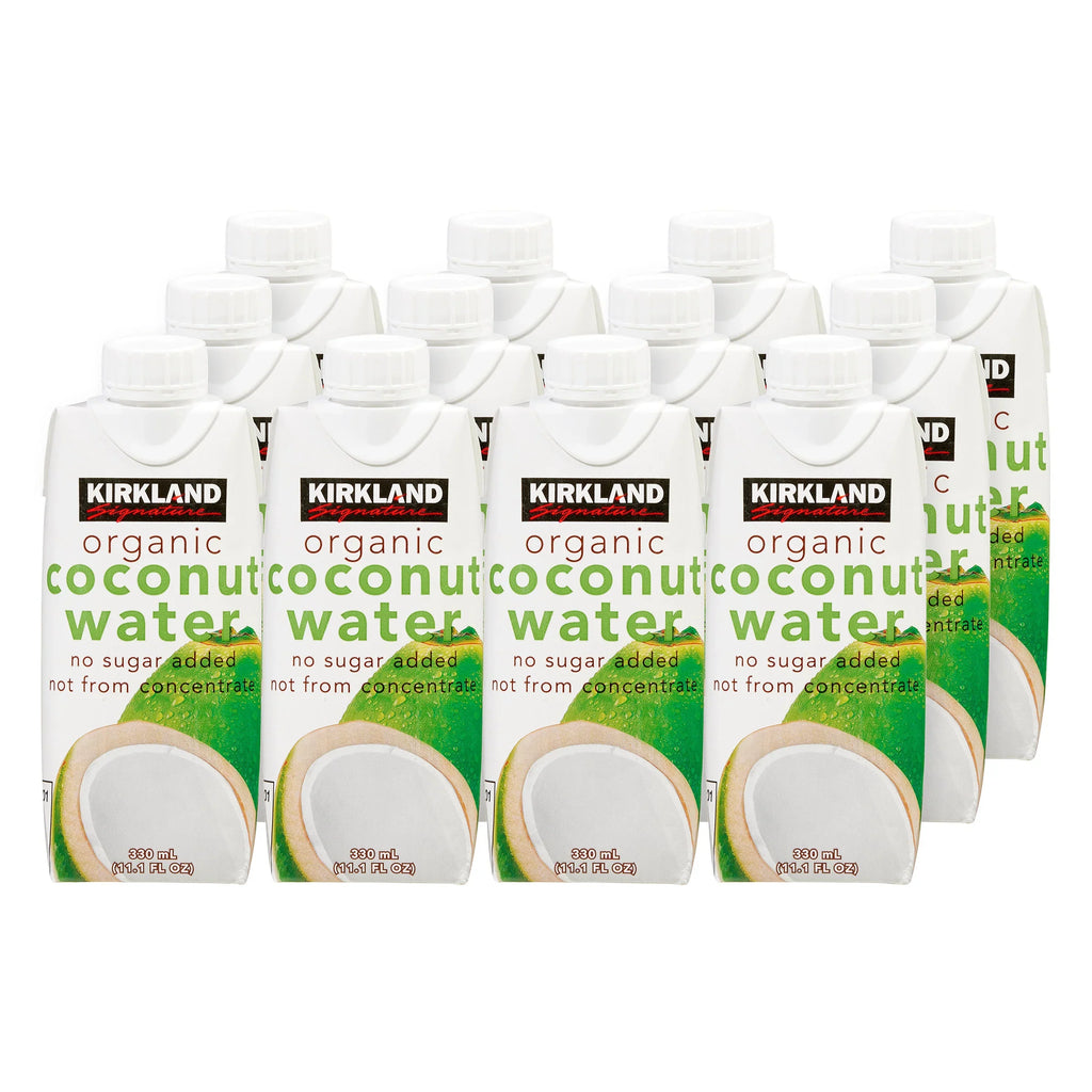 2026 NewKirkland Signature, Organic Coconut Water, 11.1 fl oz, 12-count