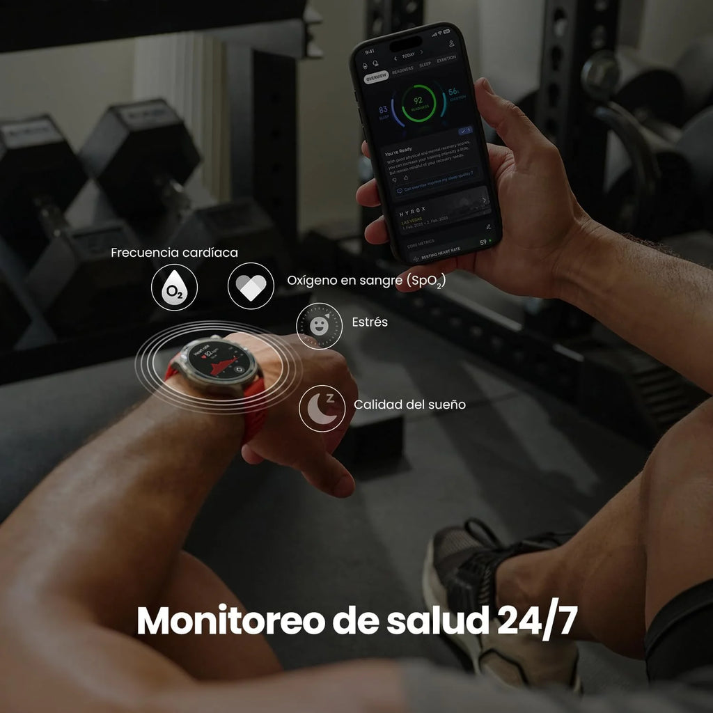 2026 Amazfit Balance 2 Reloj inteligente para hombre 47 mm, pantalla AMOLED 1,5", cristal de zafiro, NFC, GPS, batería de 21 días, 170 modos deportivos, Hyrox y golf