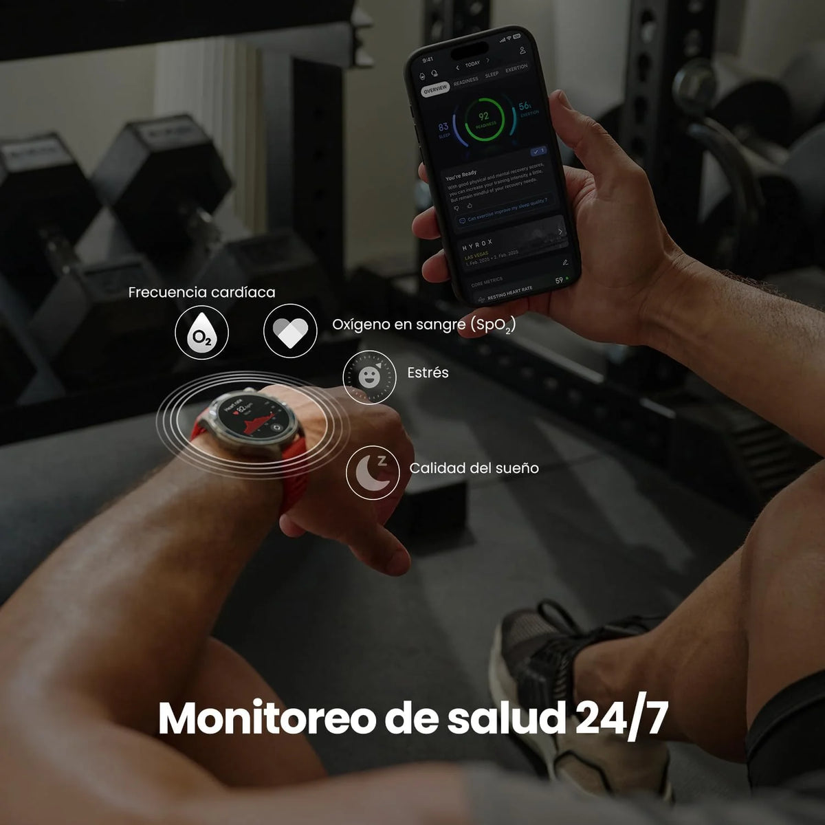 2026 Amazfit Balance 2 Reloj inteligente para hombre 47 mm, pantalla AMOLED 1,5", cristal de zafiro, NFC, GPS, batería de 21 días, 170 modos deportivos, Hyrox y golf