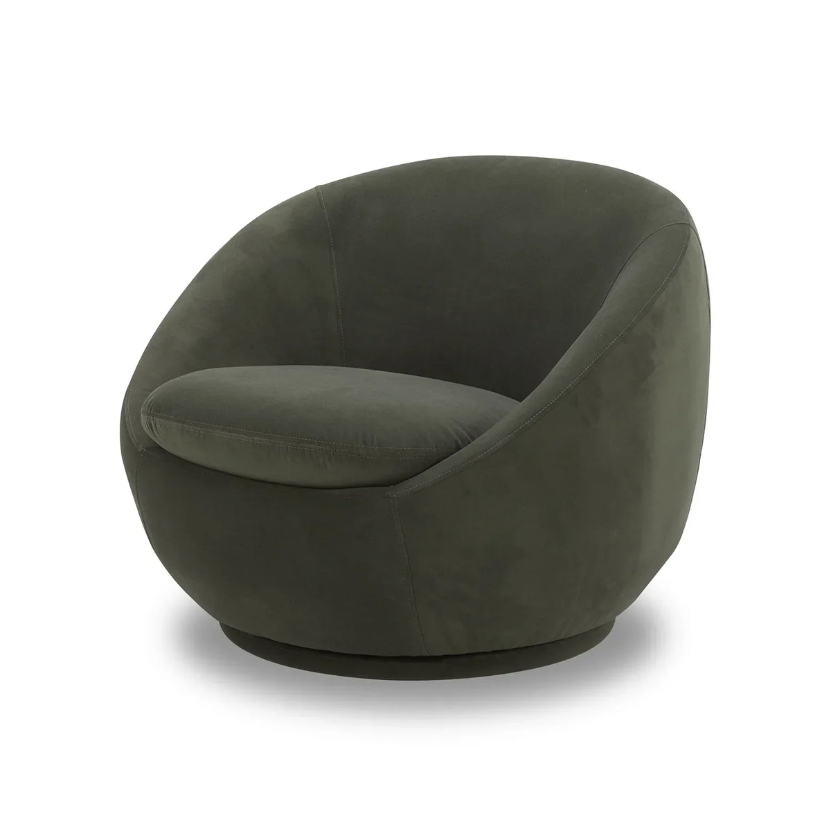 2026 NewBetter Homes & Gardens Mira Swivel Accent Chair, Cream Shearling
