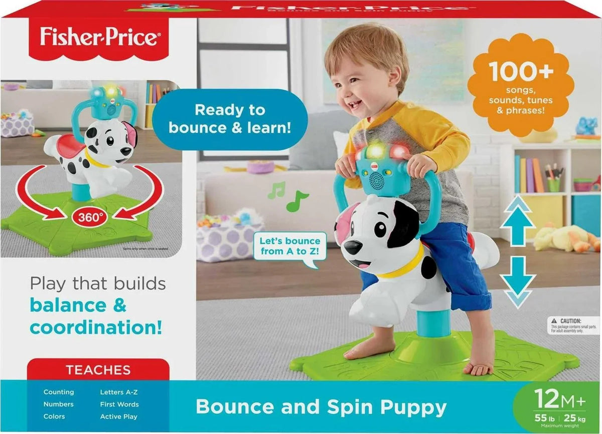 2026 NewFisher-Price Bounce and Spin Puppy