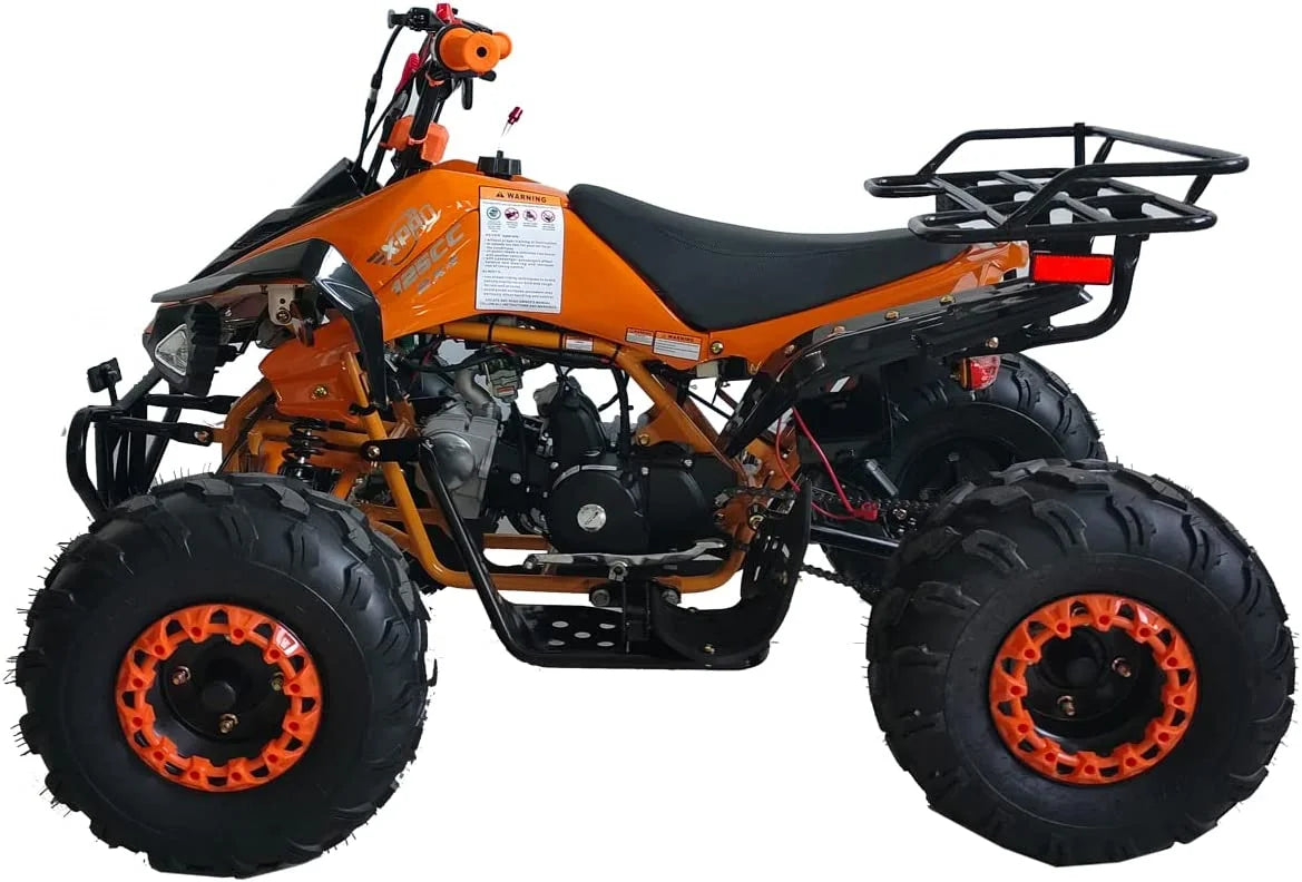 2026 NewX-Pro Brand New 125cc Gas ATV, Automatic Transmission w/Reverse Remote Control Big 19"/18" Tires
