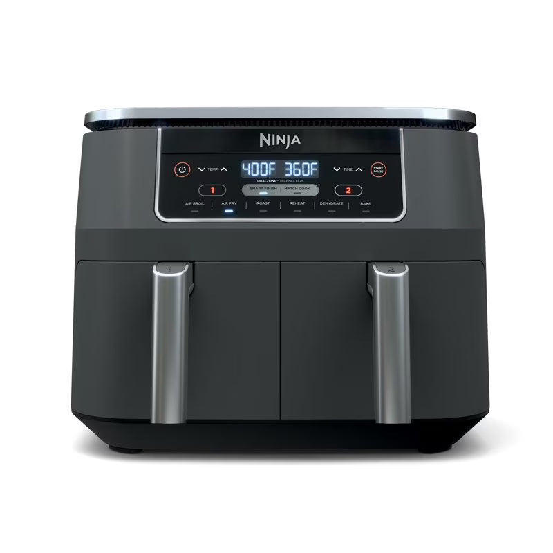 2026 NewNinja Foodi 6-in-1 8-Quart 2-Basket Air Fryer with DualZone Technology
