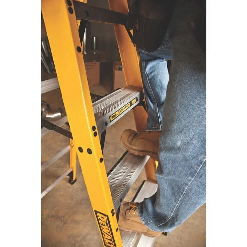 2026 NewDewalt 4-foot Fiberglass Step Ladder, Type Ia, 300-pound Load Capacity, Dxl3010-04