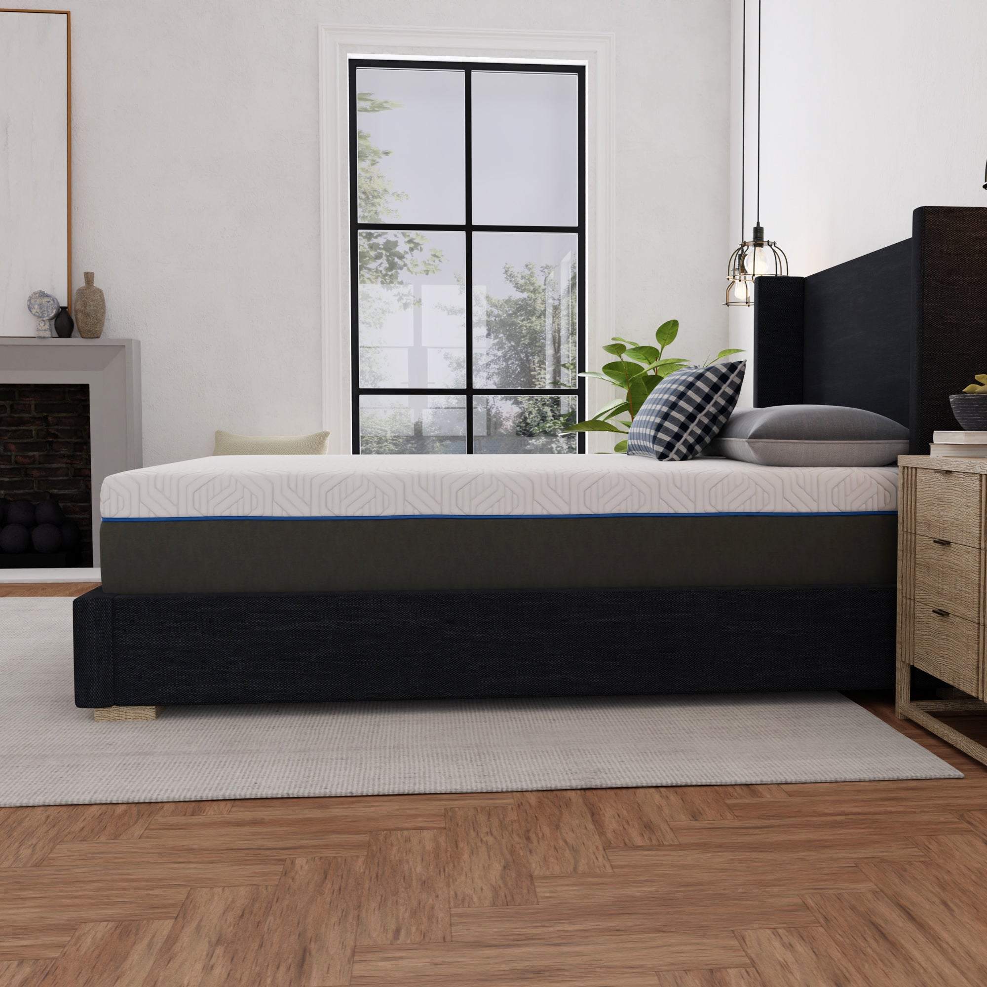 12 Inch Gel Infused Memory Foam Mattress Firm Support Cooling Comfort