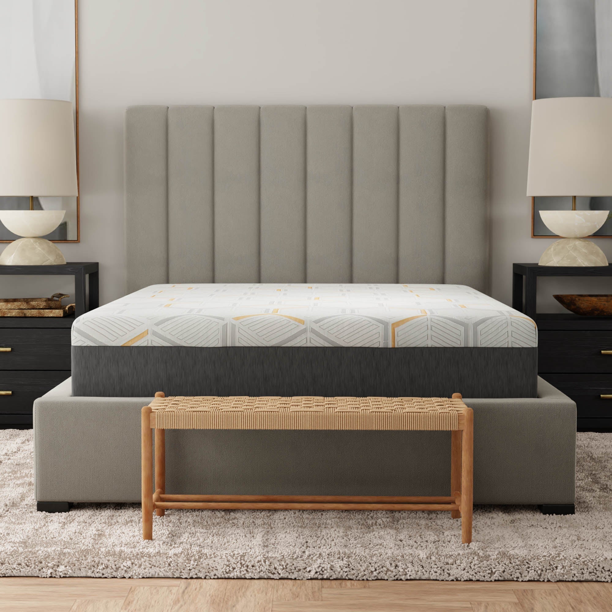12 Inch Copper Gel Infused Memory Foam Mattress Premium Cooling Support