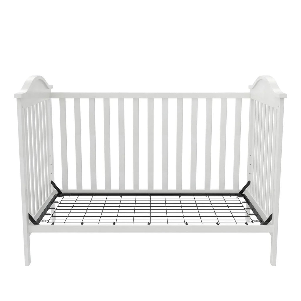 2026 NewBaby Relax Adele 3-in-1 Convertible Crib. White