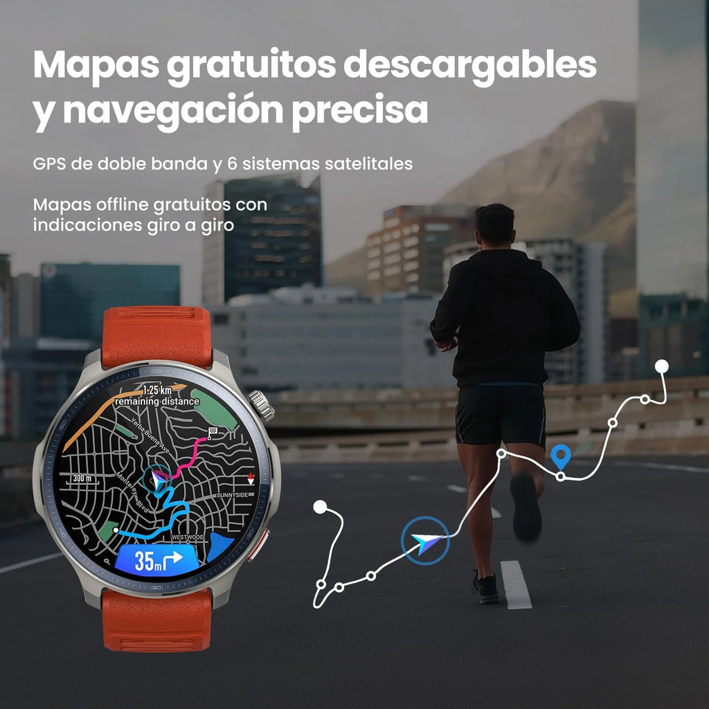 2026 Amazfit Balance 2 Reloj inteligente para hombre 47 mm, pantalla AMOLED 1,5", cristal de zafiro, NFC, GPS, batería de 21 días, 170 modos deportivos, Hyrox y golf