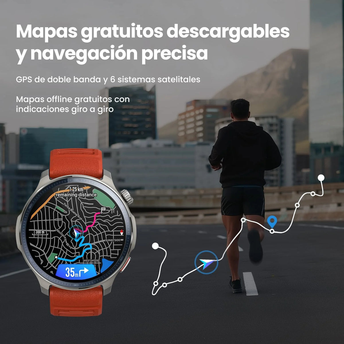 2026 Amazfit Balance 2 Reloj inteligente para hombre 47 mm, pantalla AMOLED 1,5", cristal de zafiro, NFC, GPS, batería de 21 días, 170 modos deportivos, Hyrox y golf