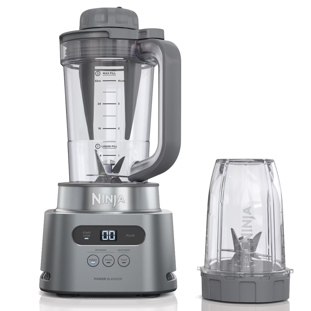 2026 NewNinja Twisti, High-Speed Blender Duo 3 Preset Auto-iQ Programs, 34 oz. Pitcher Capacity, SS150