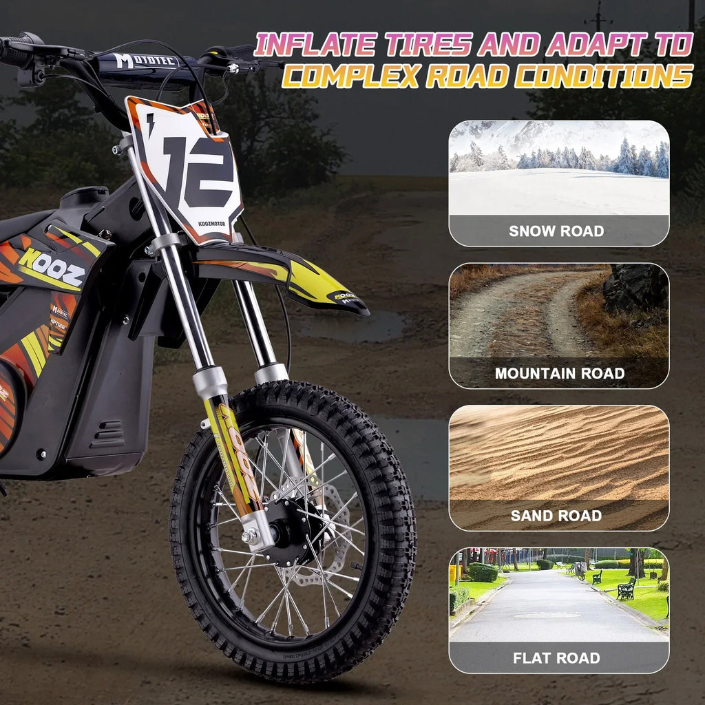 2026 NewMotoTec 36v 1000w (HP112E) Electric Dirt Bike Blue