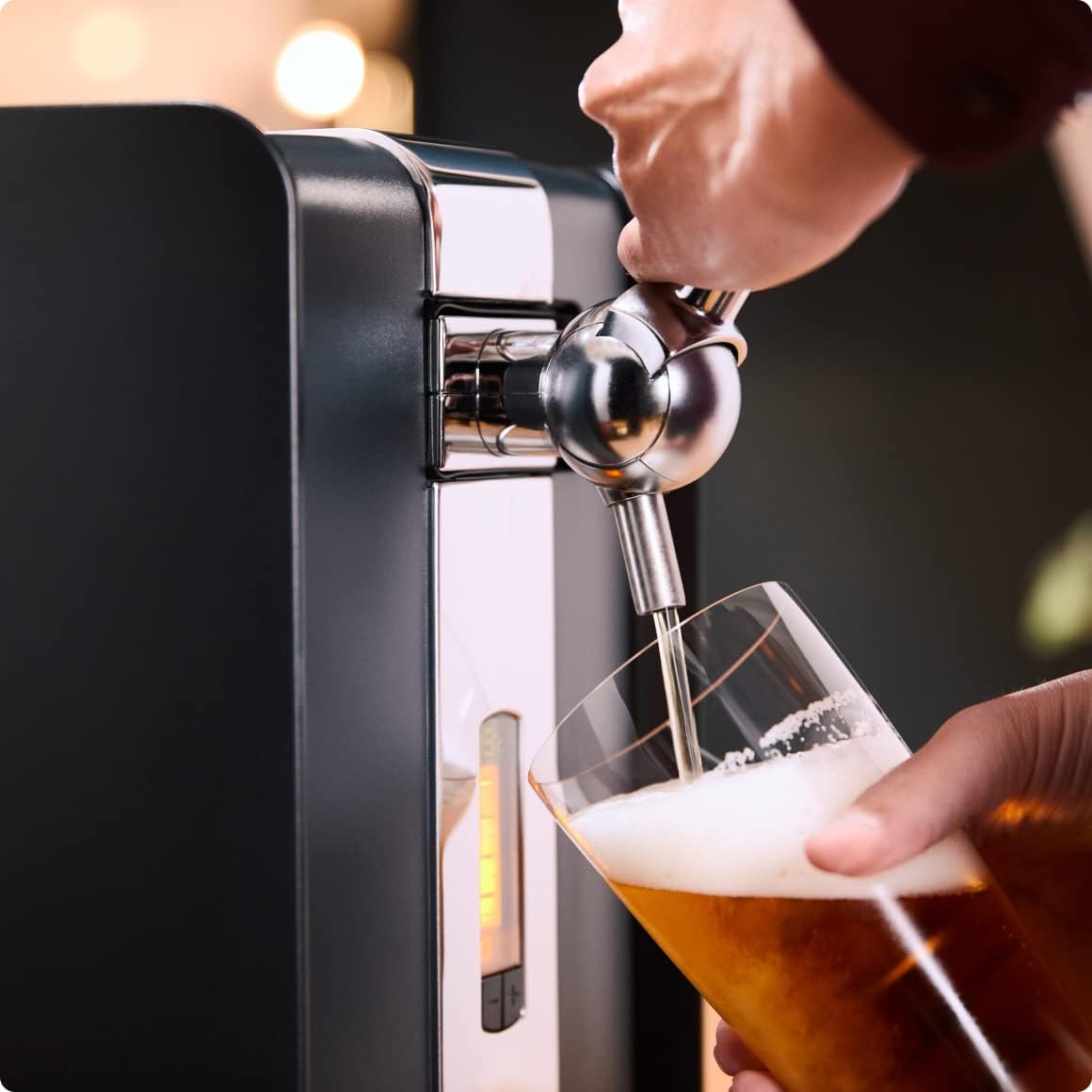 2026 Dispensador de barril Perfect Draft HD 3720/26 de 6 litros | Cerveza de barril, depósito de 5 € incluido (Becks Pils)