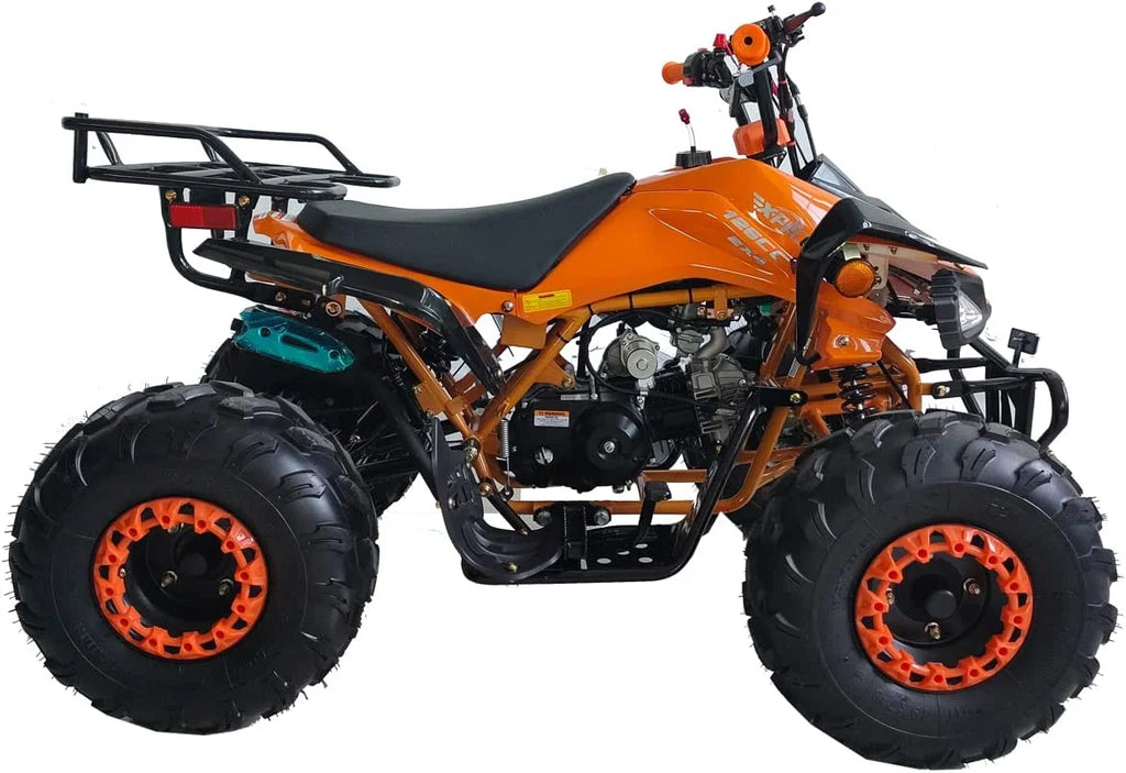 2026 NewX-Pro Brand New 125cc Gas ATV, Automatic Transmission w/Reverse Remote Control Big 19"/18" Tires