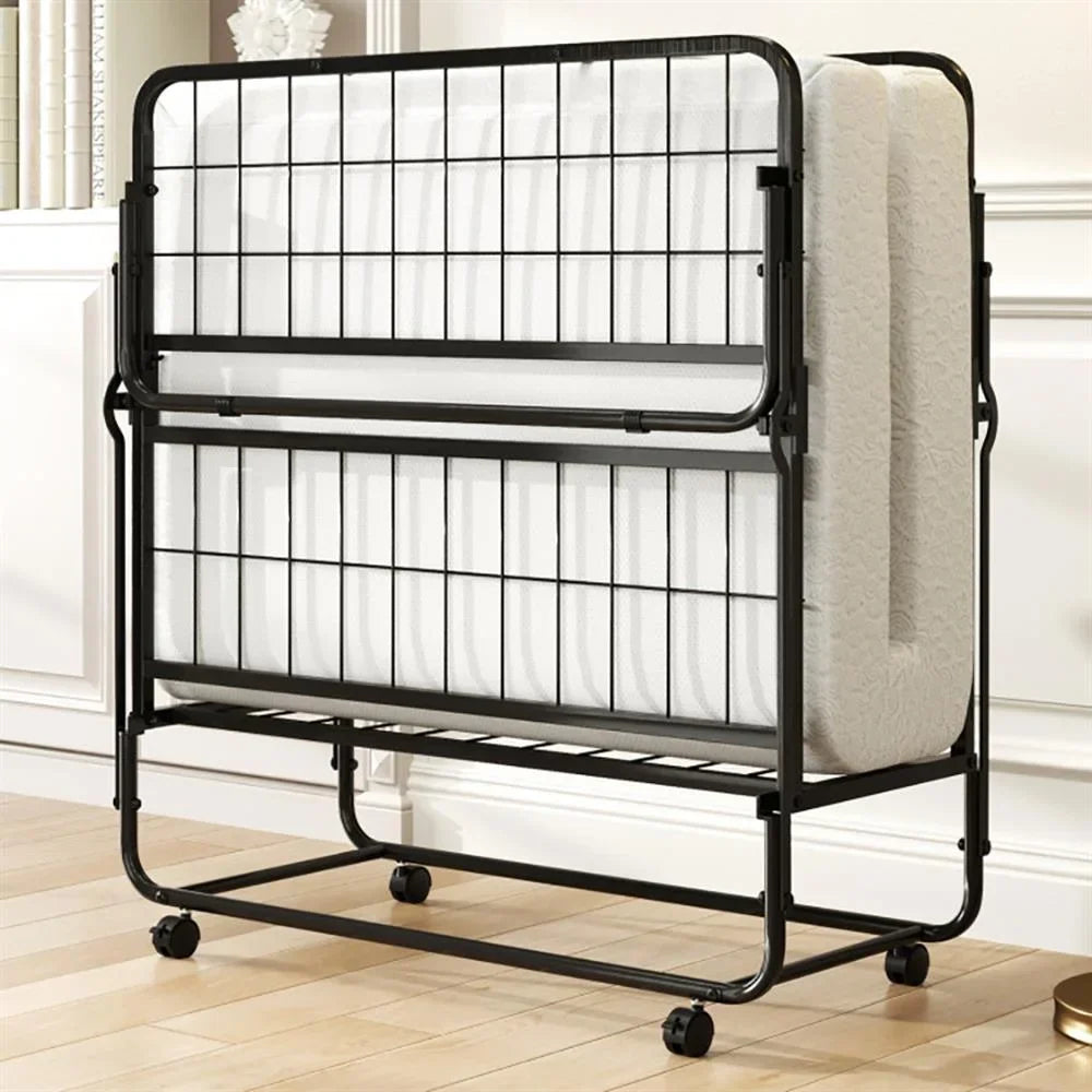 2026 NewKepooman Twin Size Folding Bed with Memory Foam Mattress and Heavy-duty Metal Frame