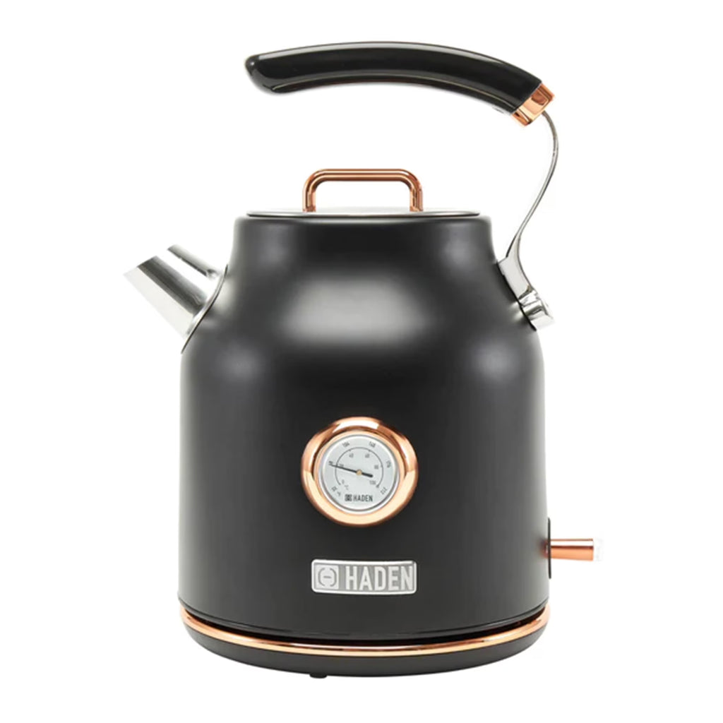 2026 NewHaden Dorset 1.7 Liter Electric Water Kettle with Base, Putty & Chrome